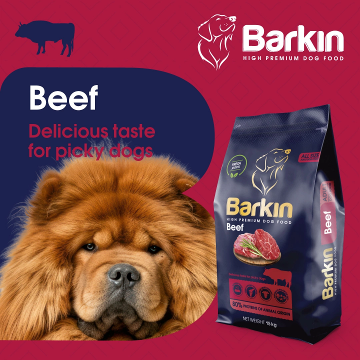 Barkin karma dla psa Wolowina 15kg