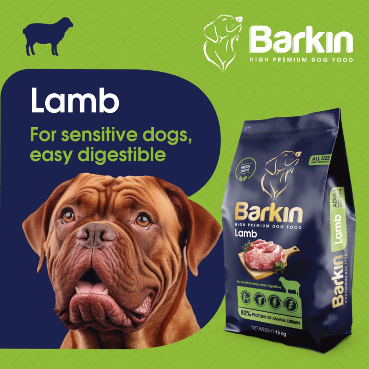 Barkin karma dla psa Jagniecina 15kg